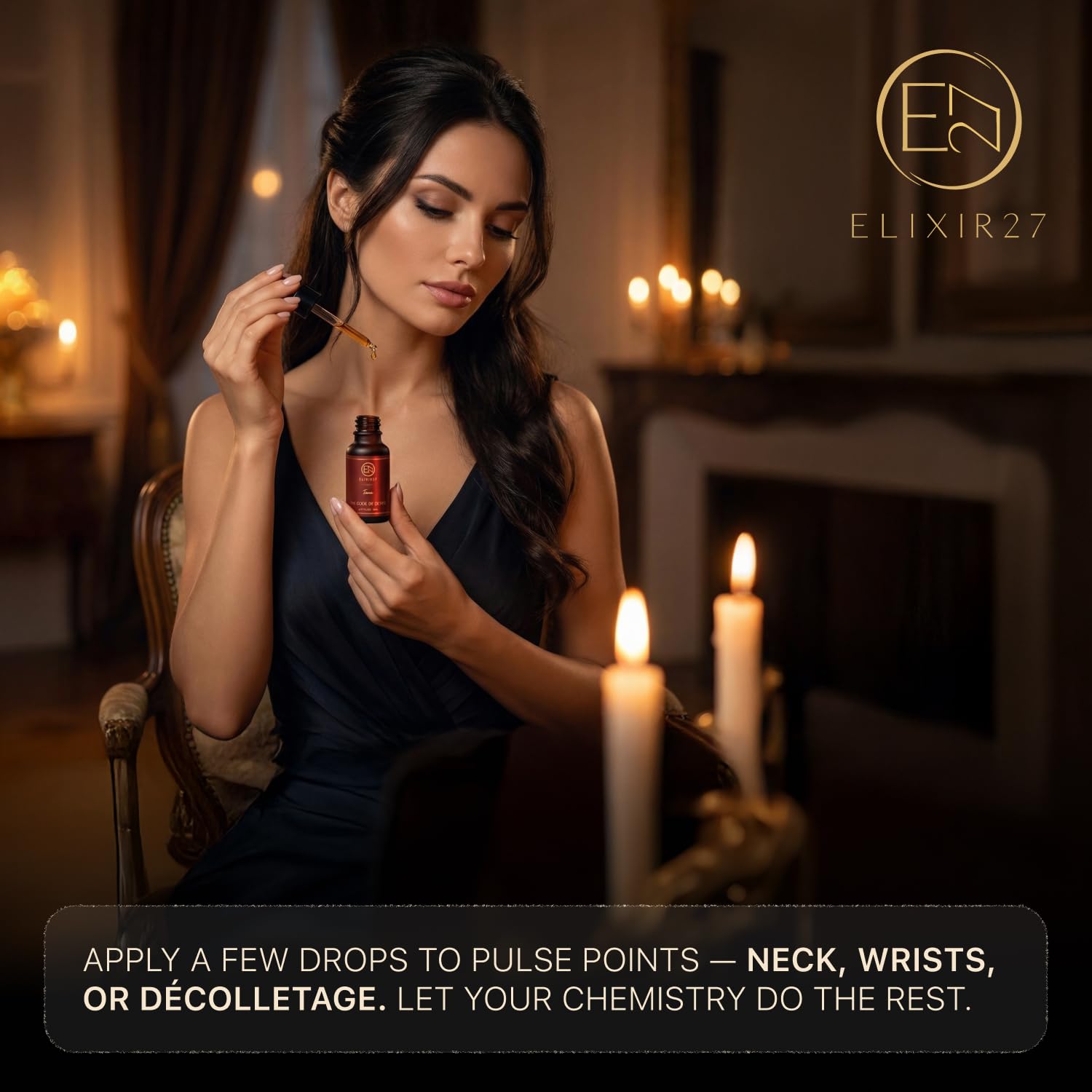 ELIXIR27 Pheromones Perfume Oil for Women Luxury Feminine Fragrance Oil, Long-Lasting Scent with Raspberry, Jasmine & Vanilla Notes - 4