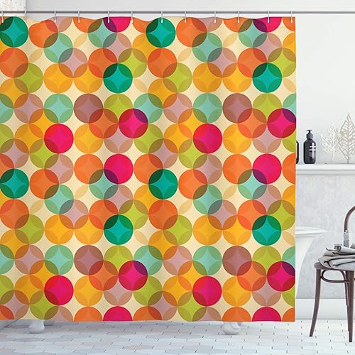 Miniatura 111 de Ambesonne Cortina para regadera náutica con palmeras