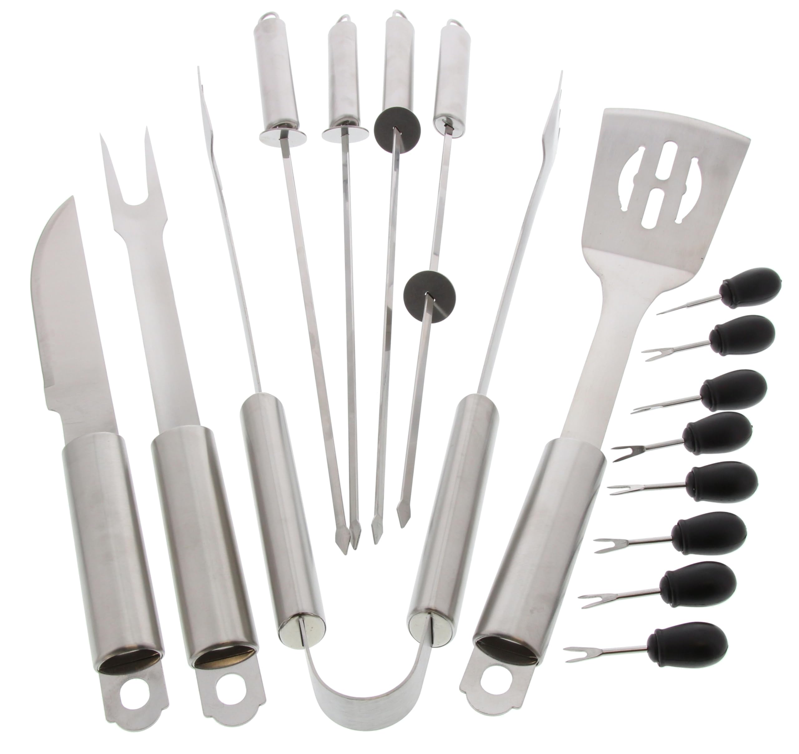 Mallette Barbecue 16 pcs Ustensiles Inox Pradel Excellence WB107