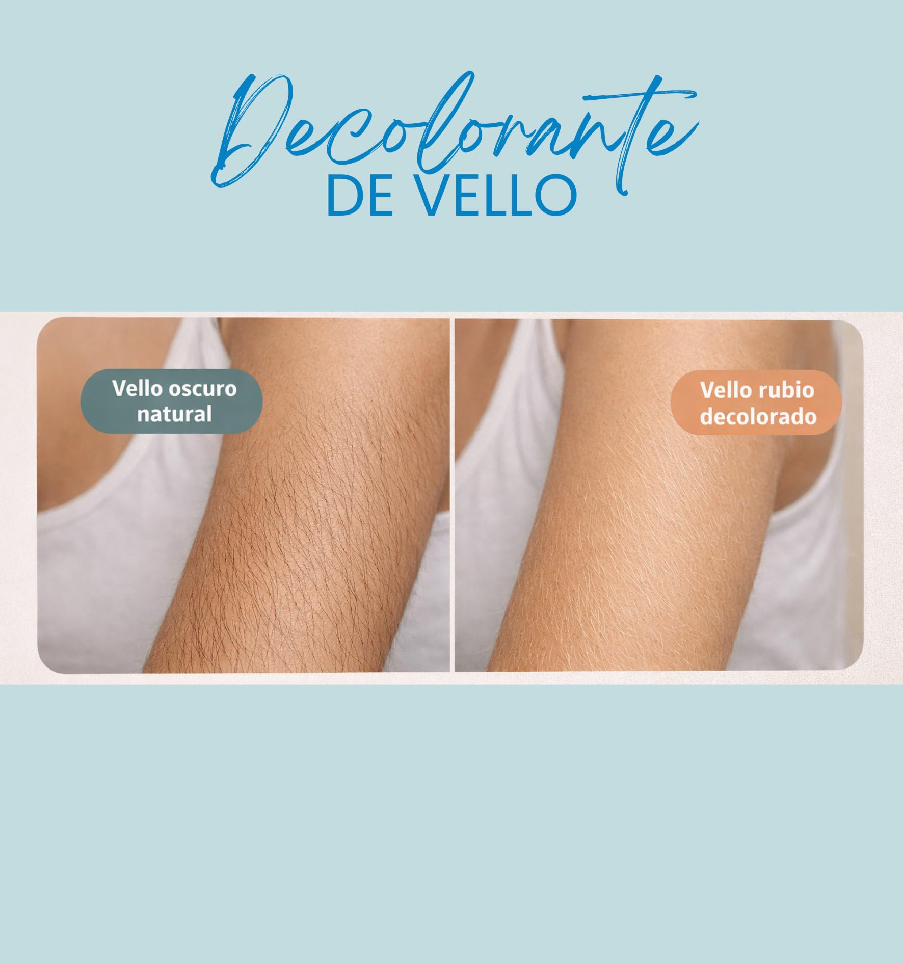 SesiomWorld Kit per capelli professionali – 2 creme da 20 vol, 2 buste in polvere e pennello applicatore – schiarimento sicuro e uniforme per il corpo