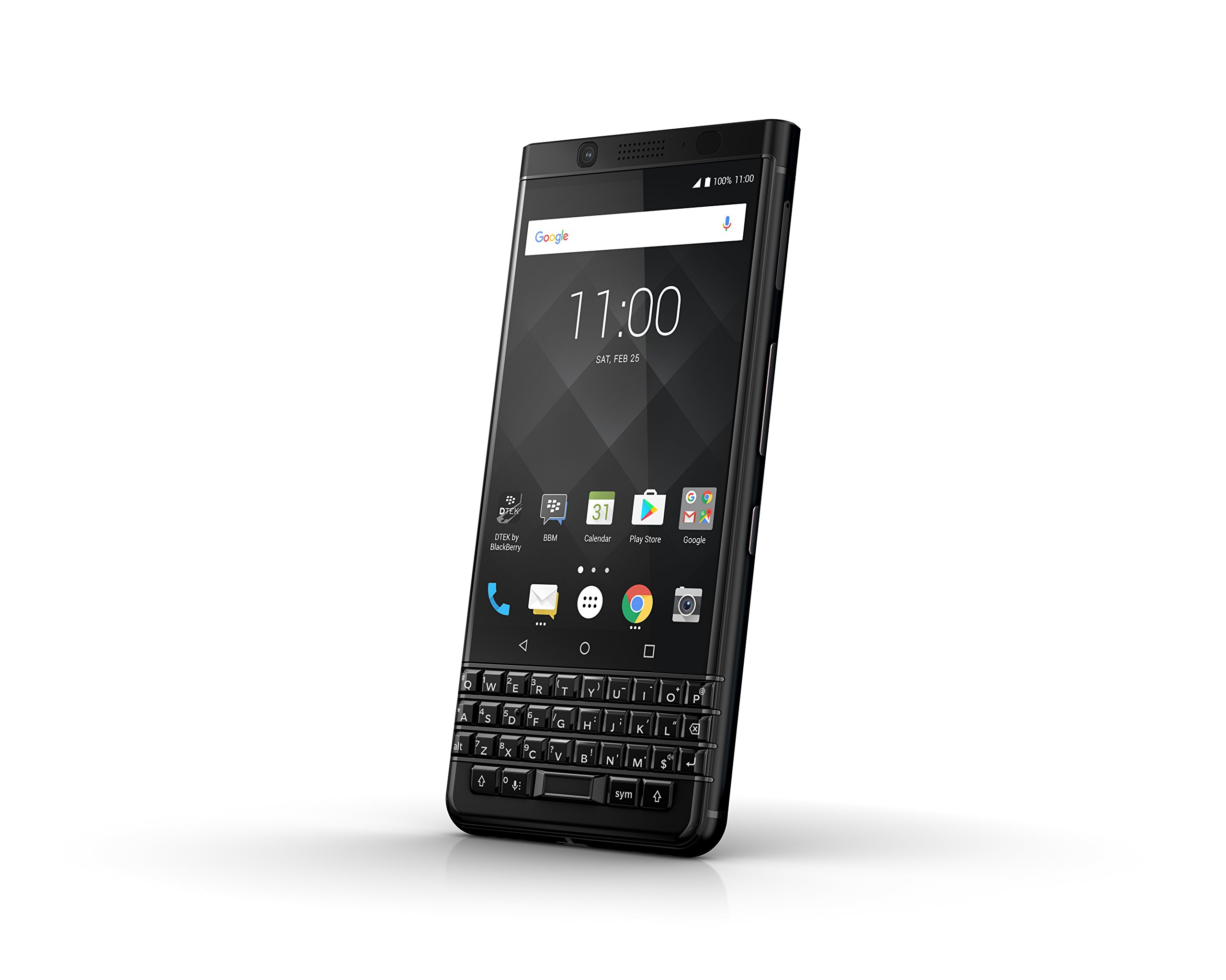 BlackBerry KEYone Business Smartphone (QWERTY),(64GB interner Speicher, 4GB RAM, LTE, 12MP Kamera, 11,43 cm (4,5 Zoll IPS LCD Display)) schwarz
