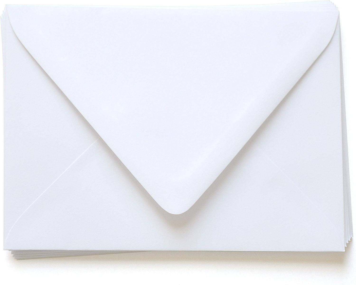 Snow White Envelopes - A2 Gmund Colors Matt 4 3/8 x 5 3/4 Euro Flap 81T, 25 pack