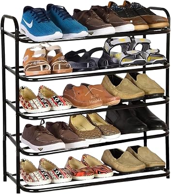 KSP HOME Metal Foldable Shoe Rack (5 Shelves) – foldable shoe rack