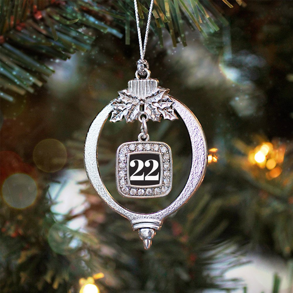 Amazon.com: Inspired Silver - Sport Number 22 - Silver Christmas
