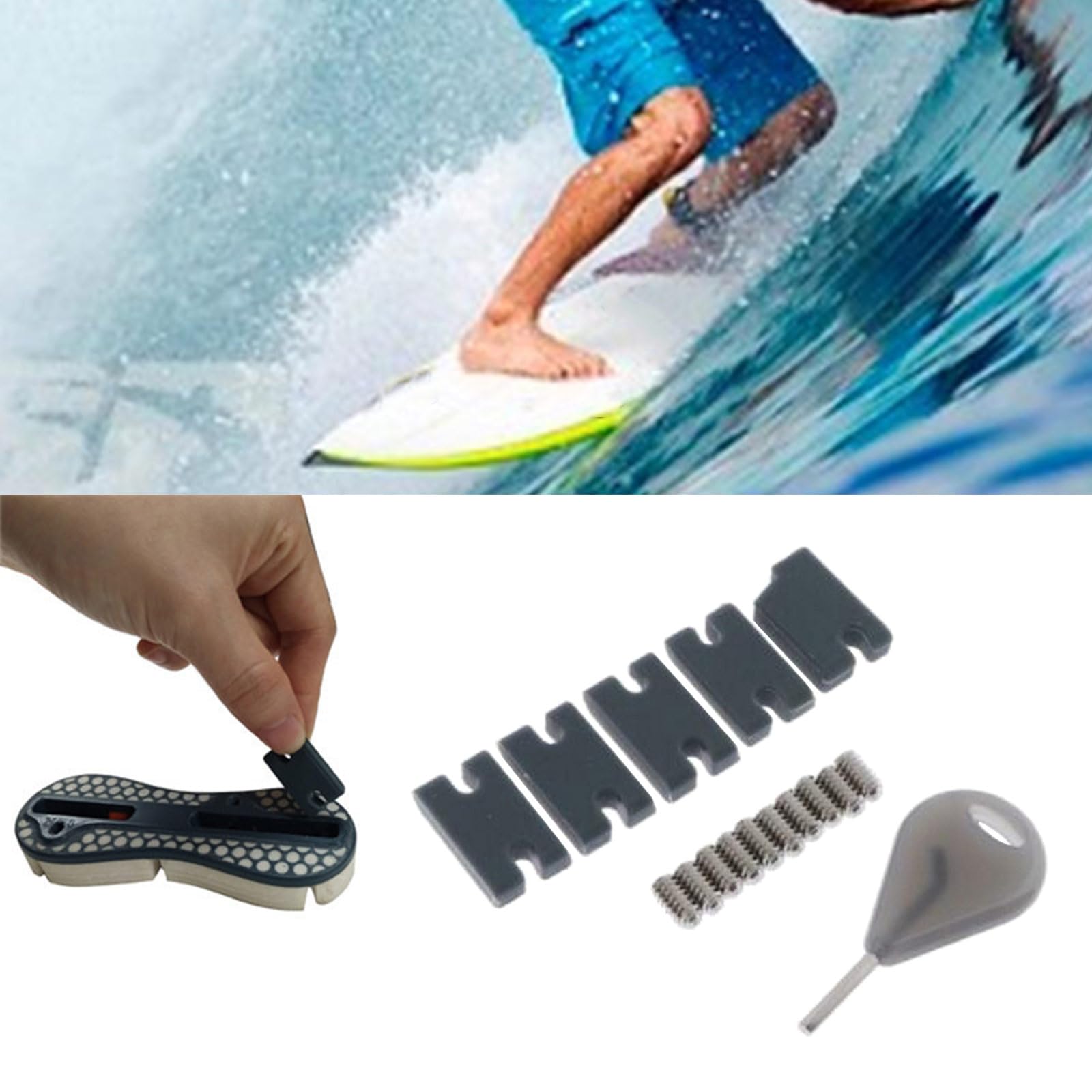 KAIXINXIN II Compatibilitys Set Tab Infills Set for II Fin Box Grubes Surfbaord Fin Accessorys II Compatibilitys Infills Set