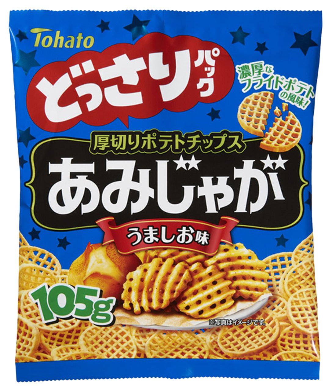 Amazon.co.jp: 東ハト どっさりパックあみじゃがうましお味 105g×10袋