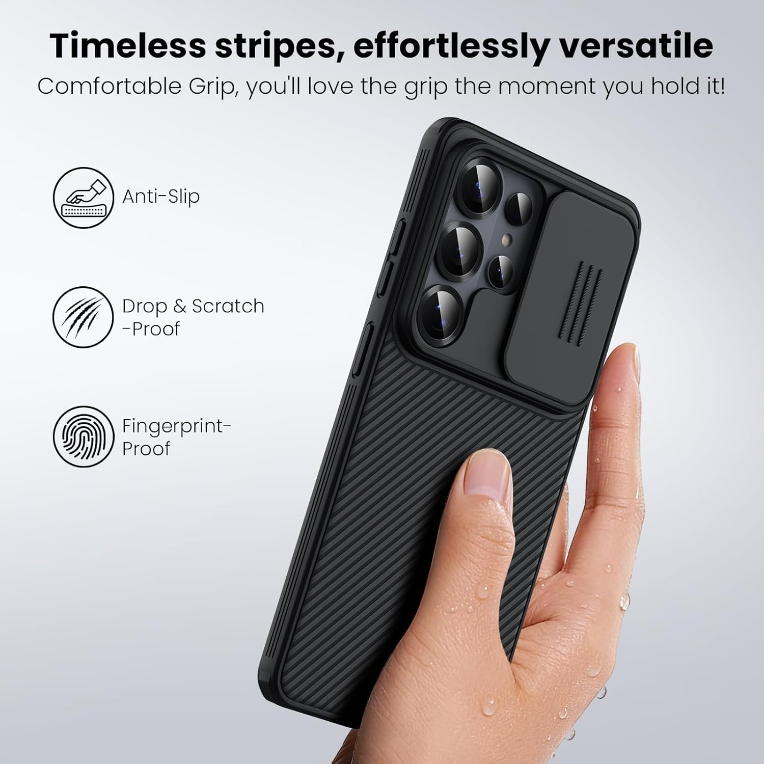 Nilkin® Classic Series Compatible for Samsung S26 Ultra Back Case with Camera Cover, [Camera Lens Protector] [Scratch-Resistant] [360 Full Protection] Shockproof Slim Phone Case - PC+TPU, (S26Ultra) — Amazon image 7