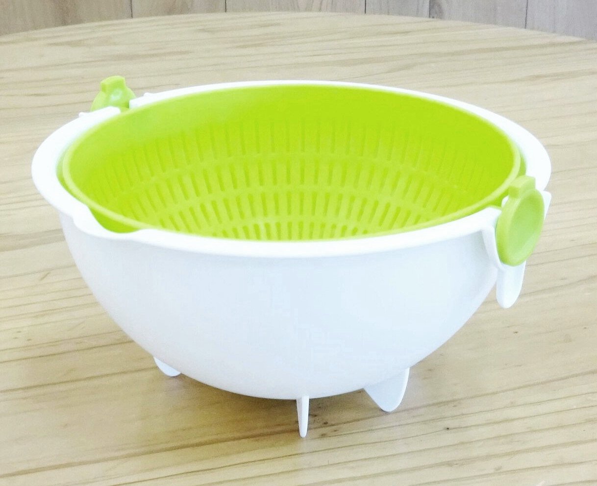 Kokubo BPA Free Spin Wheel Colander Made in Japan
