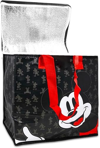 Miniatura 2 de Mickey Mouse Juego de bolsas refrigerantes  Paquete con bolsa aislada de Mickey con cremallera para picnics y fiestas, además de calcomanías
