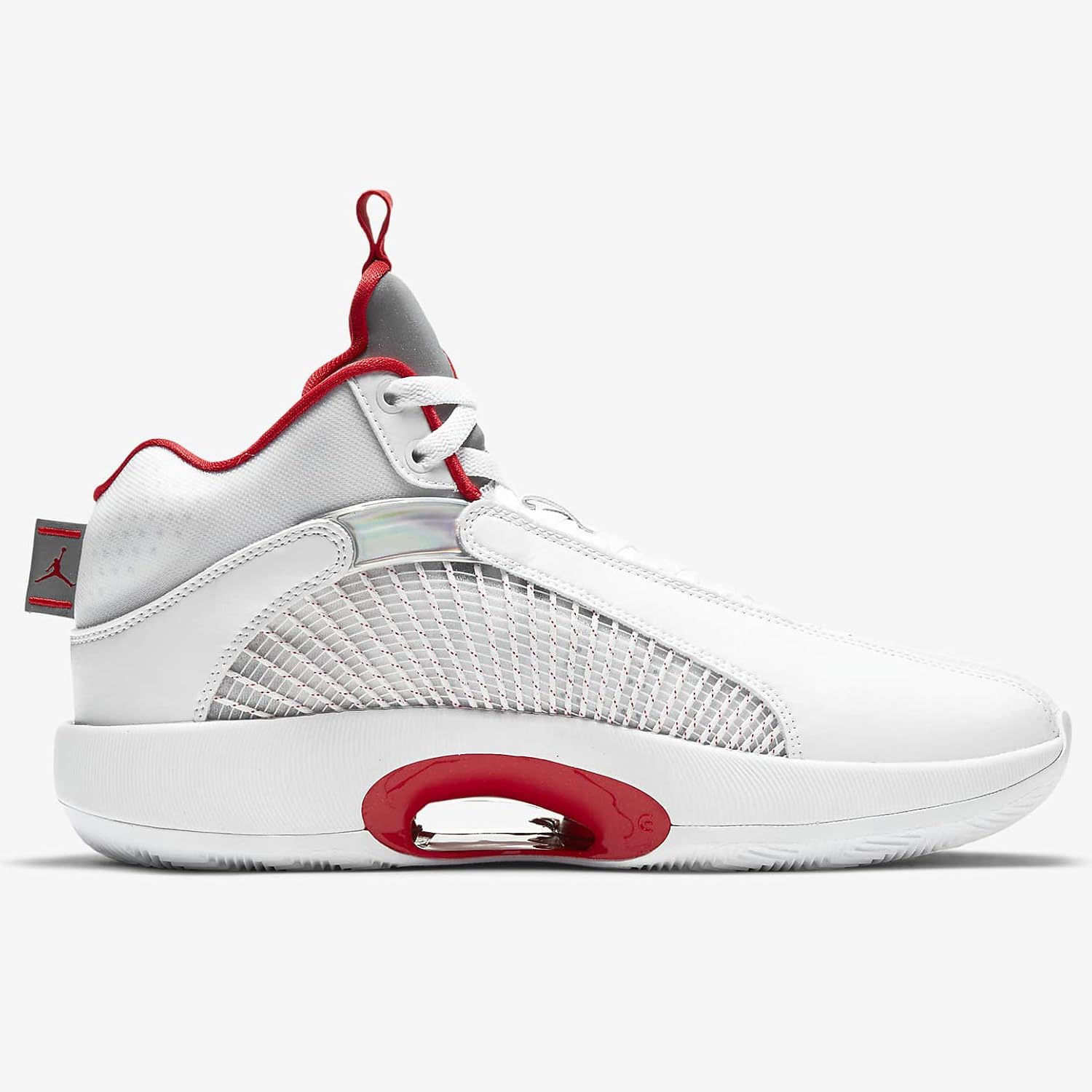 Amazon.co.jp: Nike CQ4228-100 Air Jordan 35 PF White/Metallic Silver/Fire  Red : Shoes \u0026 Bags