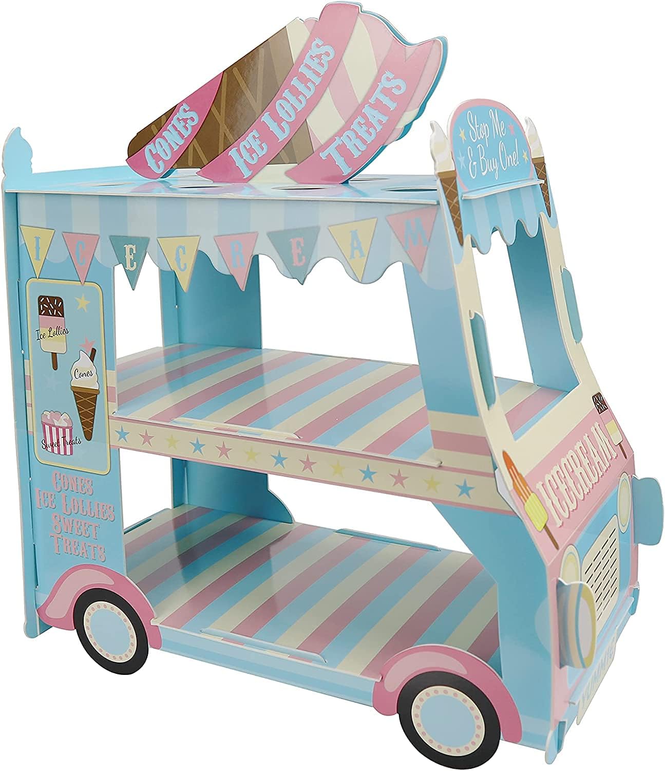 3 Tire Cupcake Stand Cake Stand Ice Cream Stand Children's Party Decoration Bread Station Cupcake Stand for Shop Cupcake Holder image 3