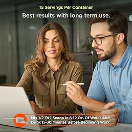 Genius Consciousness, Super Nootropic Brain Supplement Powder, Mango - Boost Focus, Cognitive Function, Concentration & Memory Booster - Alpha GPC & Lions Mane Mushroom for Neuro Energy & IQ