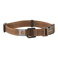 Carhartt Collare per Cani, Collare Robusto con Riflettente Triplo Ago