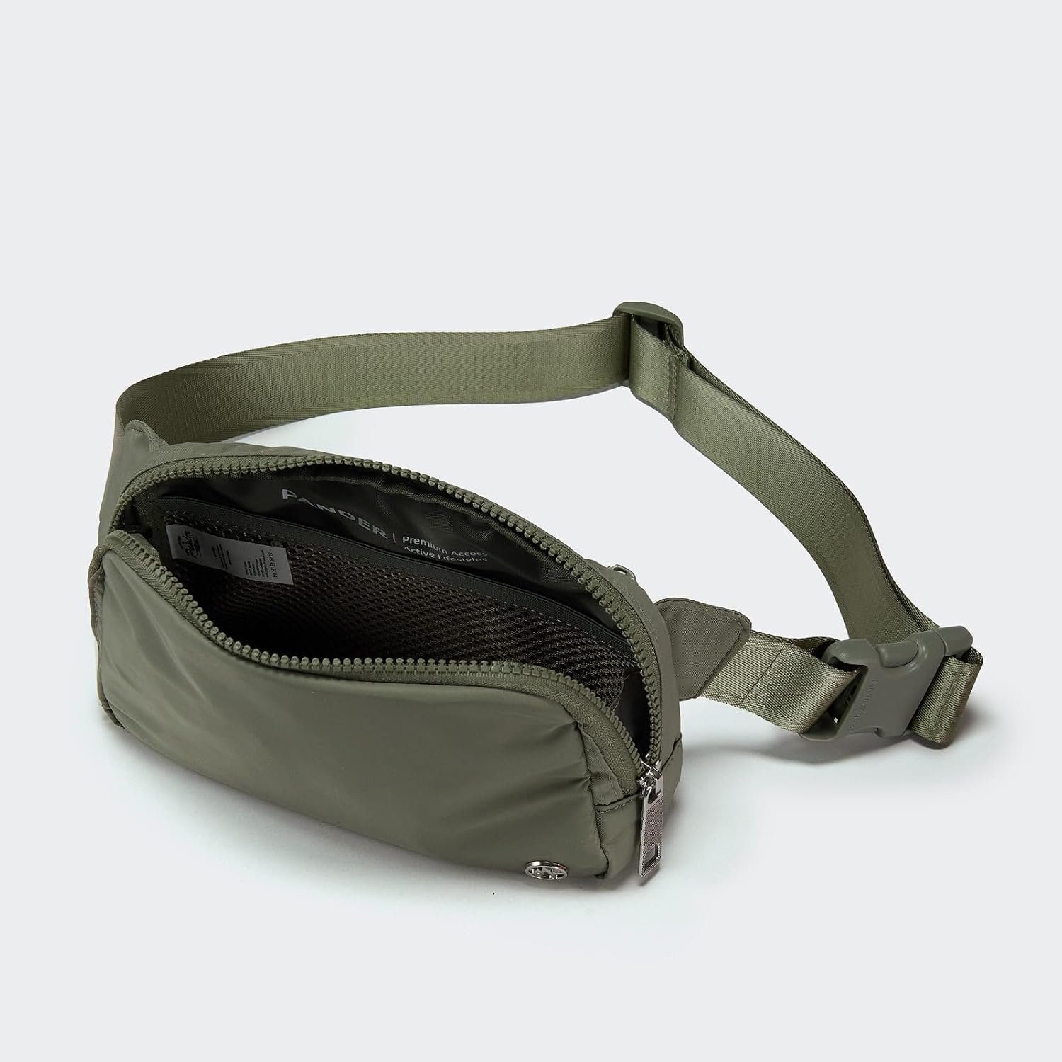 Pander Belt Bag Large 2L, Nylon Fanny Pack Purse for Women and Men with Adjustable Strap - Image 5