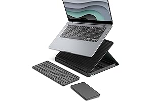 Logitech Pop Up Desk Kit: Work Remotely with Comfort and Style