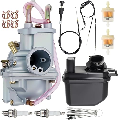 Carbman Carburador Carb con filtro de aire Caja Limpiador para Yamaha PW50 PW 50 PY50 PY 50 Yzinger Y-Zinger 1981-2009 Motocicleta Carb