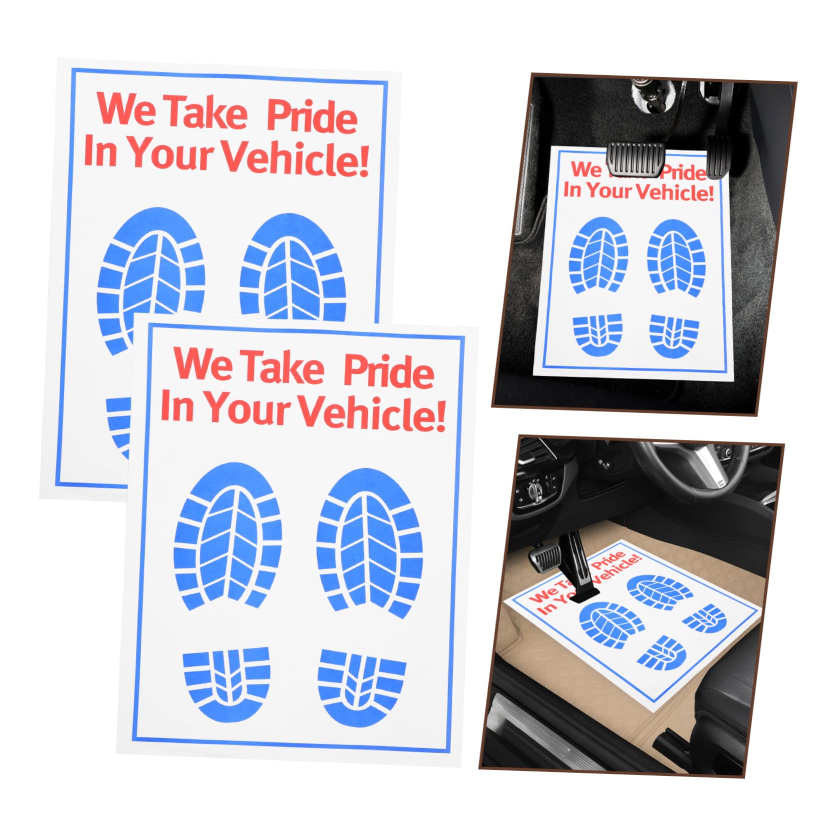 Gatuida Tapis de Sol Jetable en Papier Protection du Sol Automobile pour Voiture 100pcs Résistant à l'usure Sécurité Améliorée Volant pour Jours de Pluie