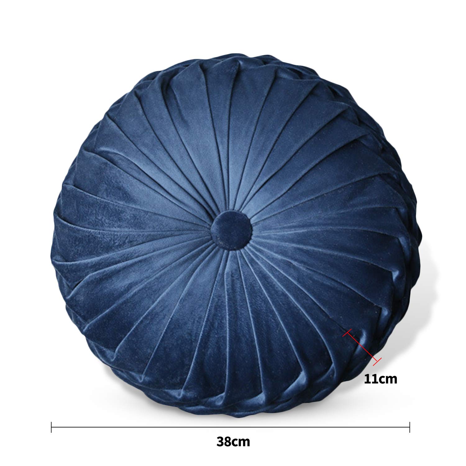 Cuscini Divano Cuscini per Divani Cuscino Decorativo Velluto Zucca Federa per Cuscino con Inserto,Blu 15 * 15inch