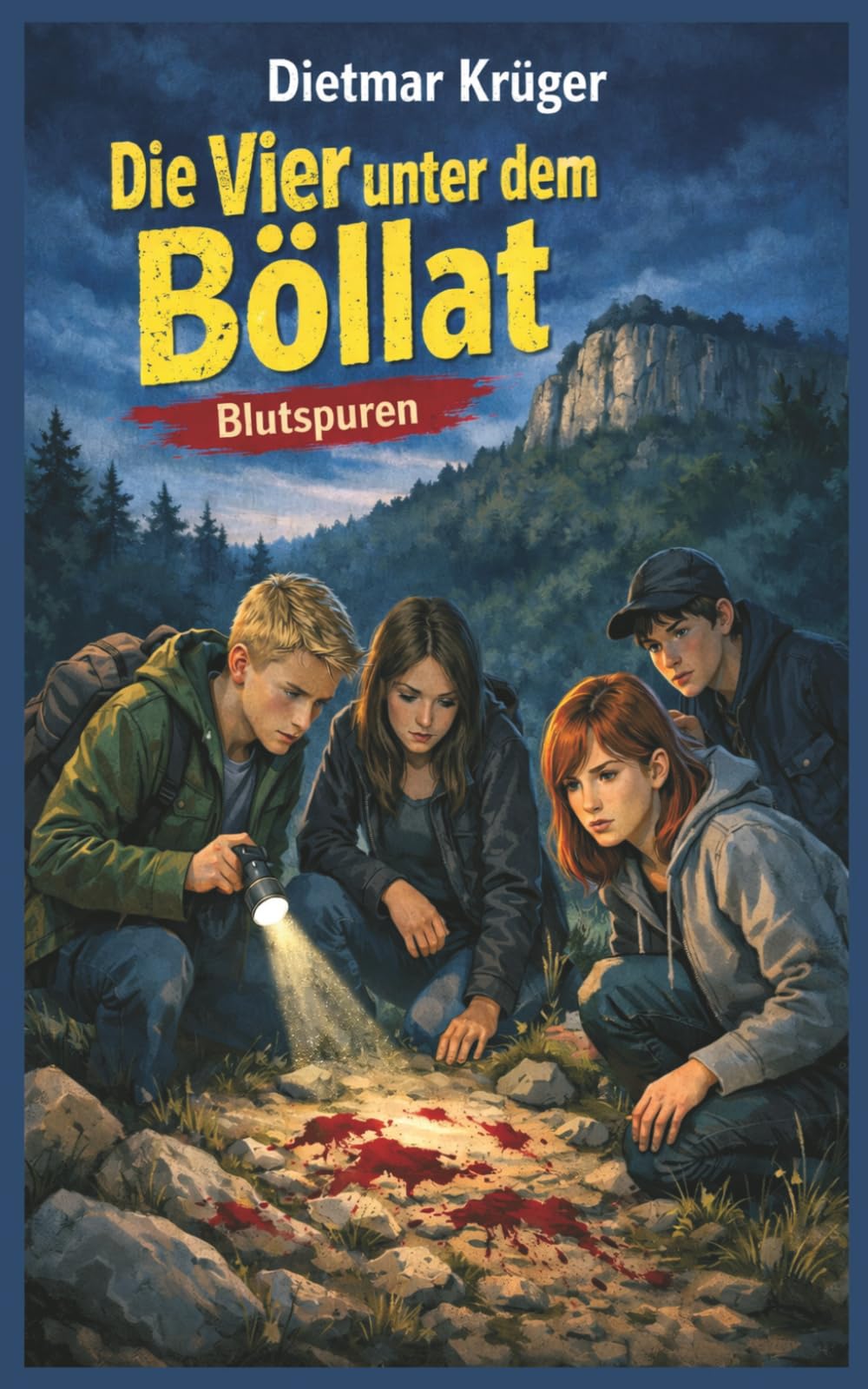Die Vier unter dem Böllat: Blutspuren