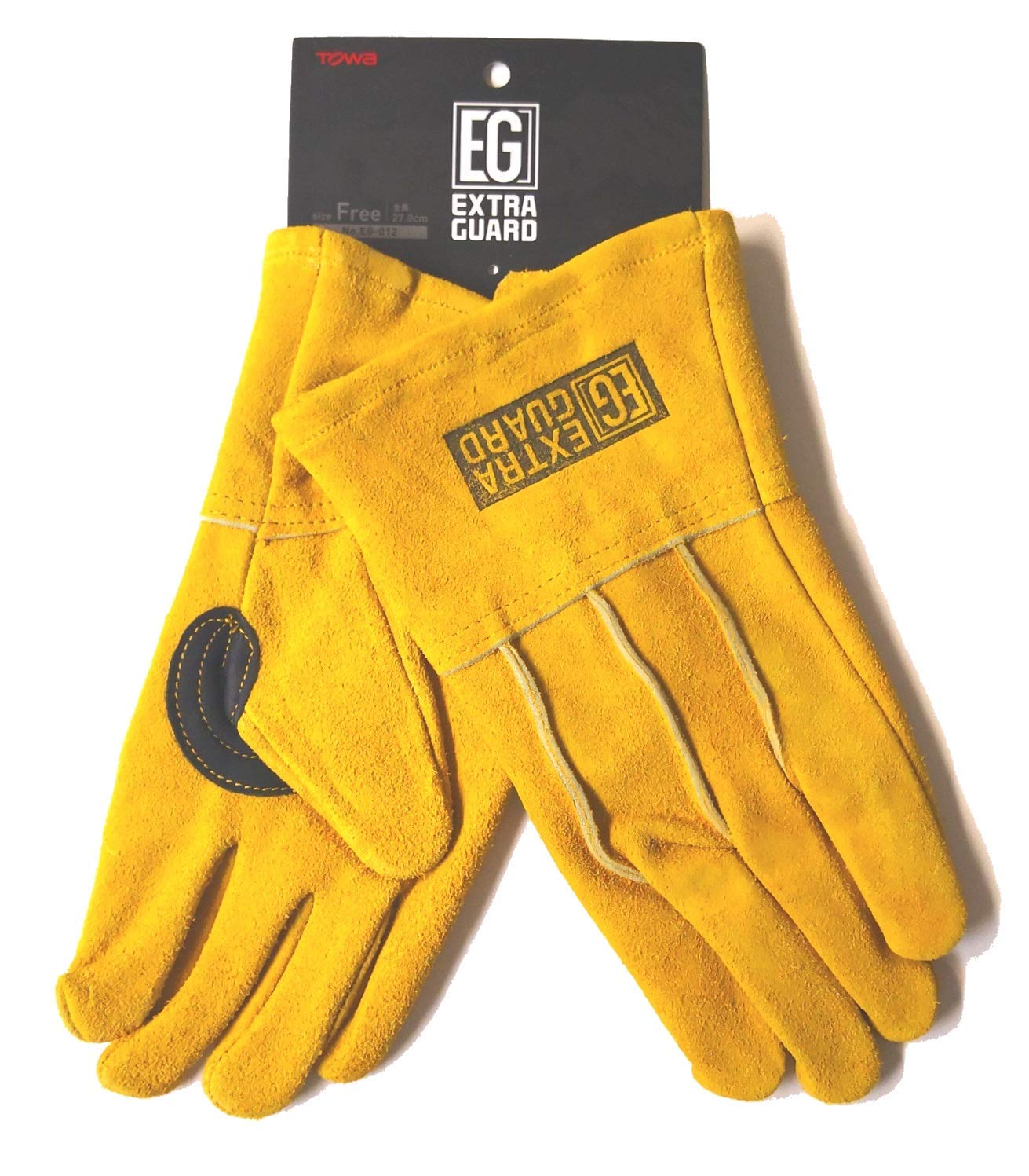 東和コーポレーションの牛床革手袋 EXTRAGUARD TAKIBI 5本指 EG-012の商品説明画像1