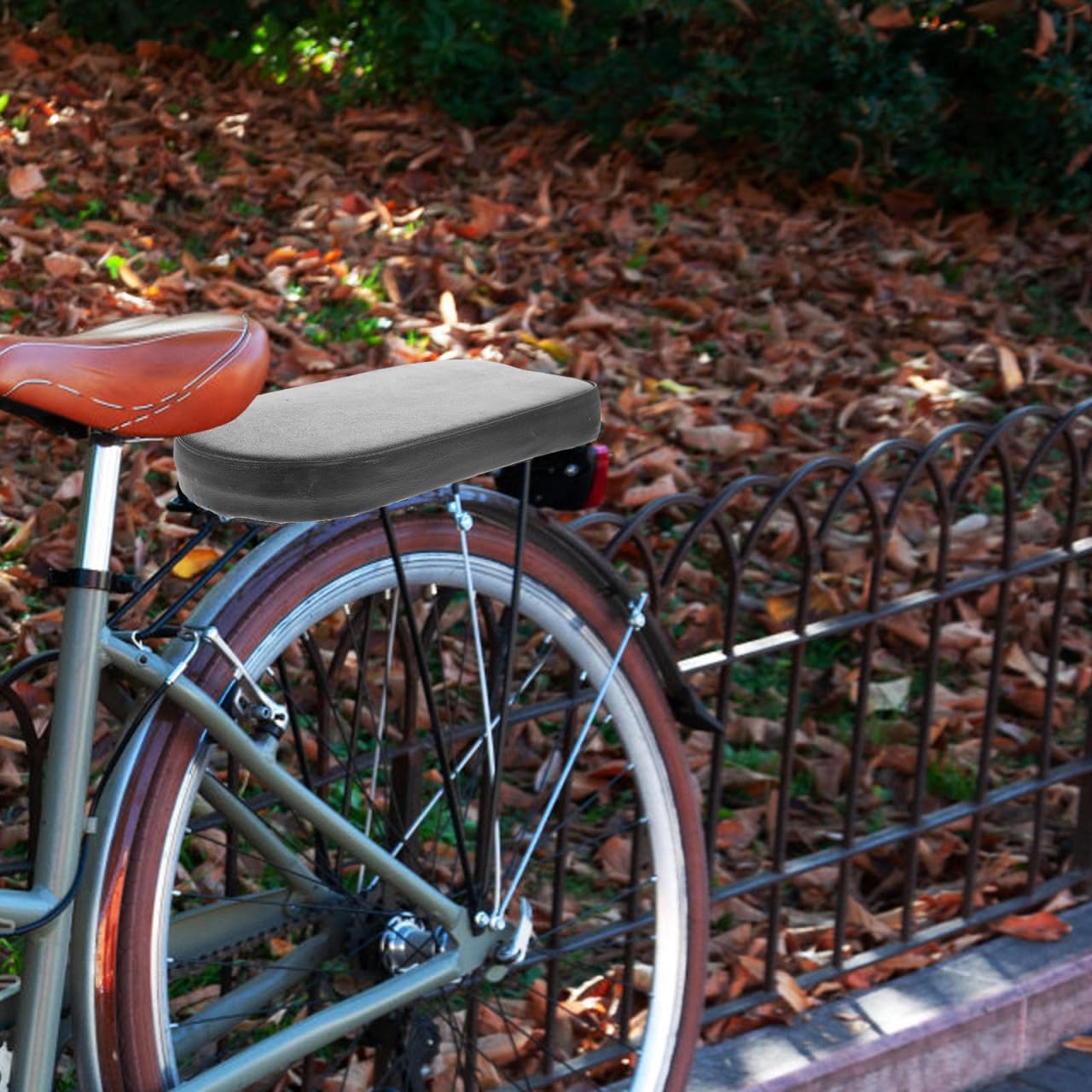 Sosoport Coussin De Siège Arrière De Vélo Épais Artificiel Confort Optimal pour Passagers pour Adultes Et Design Pratique Et pour Cyclisme