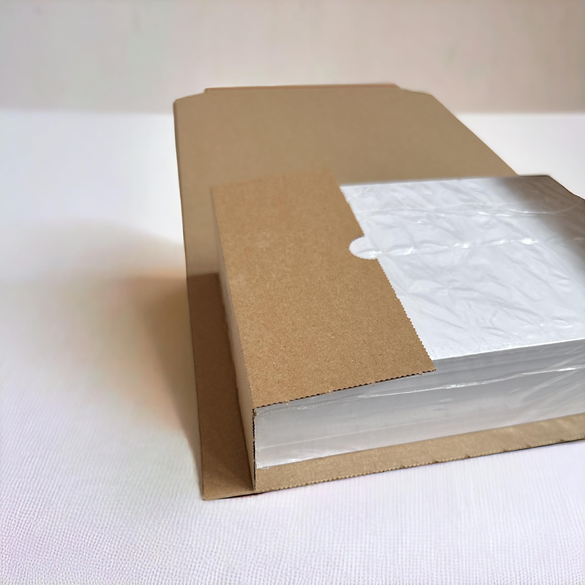 DeineFairpackung - 100 Stück Buchverpackung Din C5 Wellpappe selbstklebend in Braun - Größe 245x165x70mm mit variabler Füllhöhe - Buchverpackung aus Karton für Büchersendung reißfest