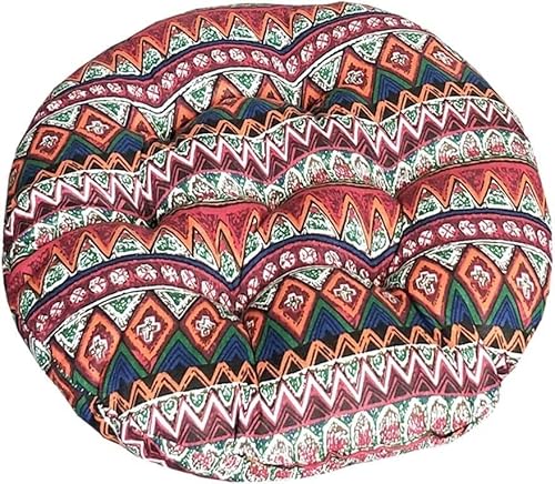 Soft Round Chair Cushions Indoor/Outdoor Pad Garden Patio Home Kitchen Office Seat Cushion Floor Pillows Cushion for Furniture Seat Pads (Color : #12, Size : 40cmx40cm)