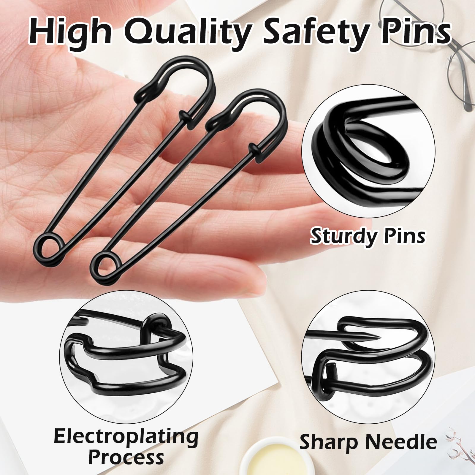 Redaancy Épingles Nourrice, Épingles De Sûreté, 460 Pcs Trobone De