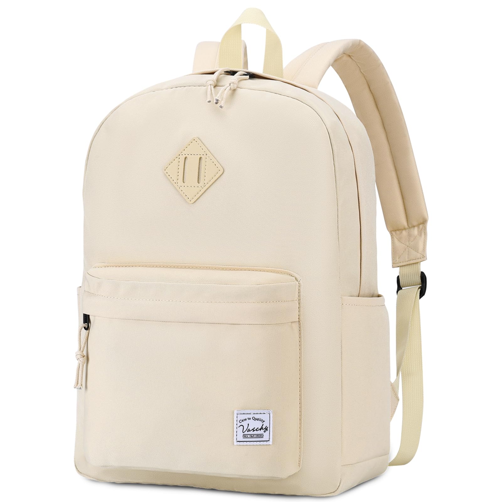 Amazon.co.jp: Vaschy Backpack, beige (almond beige) : Clothing