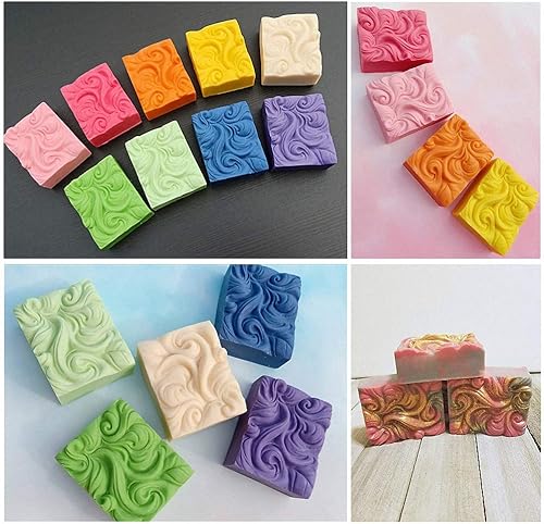 Miniatura 6 de Molde de jabón HiParty Ocean Wave de silicona para hornear pasteles de gelatina y pudín de mousse hecho a mano nube fría proceso de jabón molde