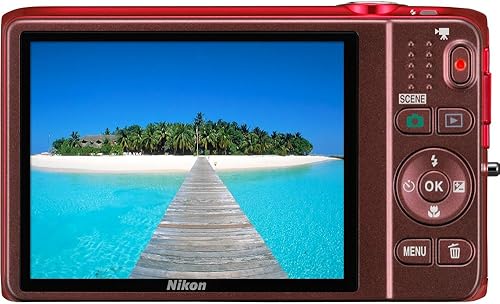 B00AY6Y1NC_image_3 Nikon COOLPIX S6500 Cámara digital Wi-Fi con zoom de 12x (rojo)