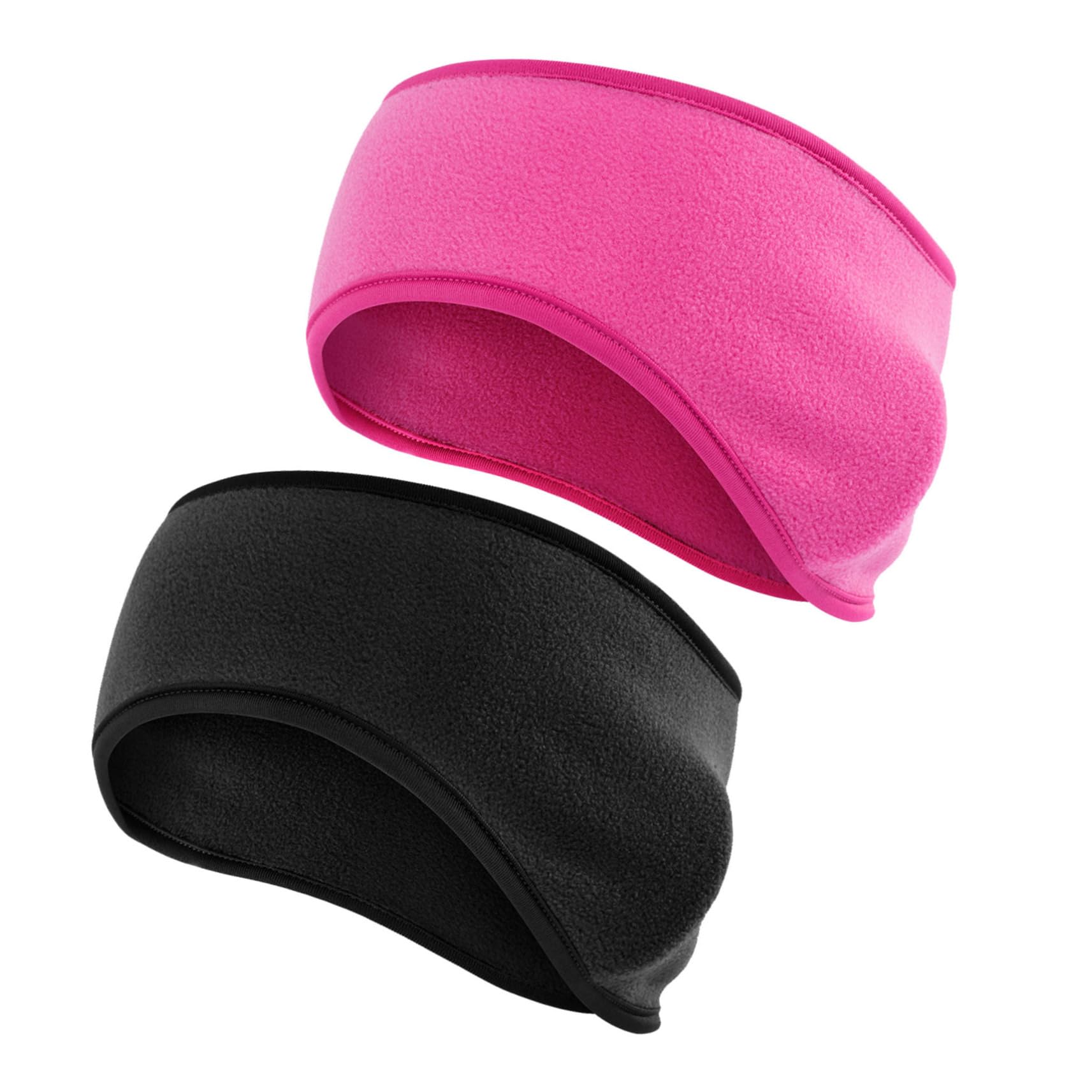OATIPHO 2pcs Ear Warmer Headbands Stretch Breathable Sports Ear Warmers for Cold Weather