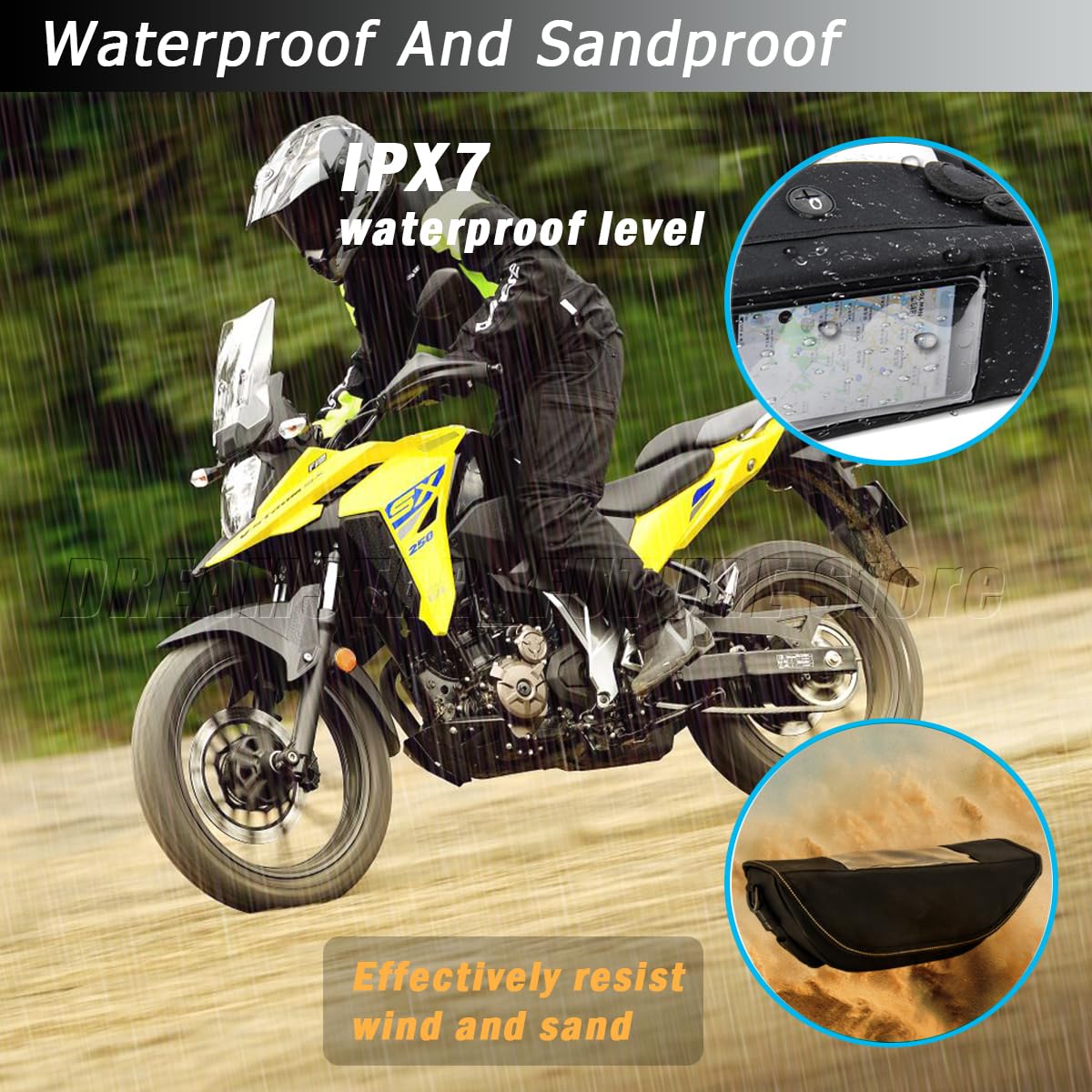 Amazon | RAIMTO適用v-strom 250sx 250X 2023新しい防水バイク