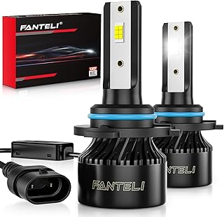 9006 LED Headlight Bulbs, Low Beam 20000 Lumens 600% Brighter 9006 LED 6500K Cool White CSP LED Headlights Conversion Kit Halogen Replacement, Pack of 2