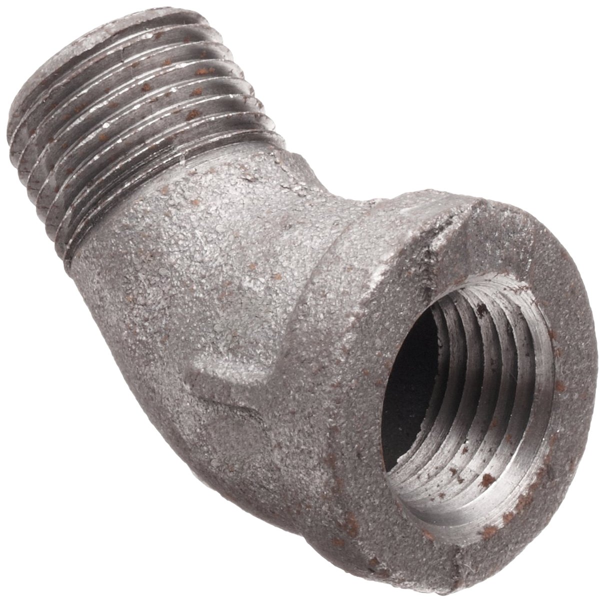 Anvil 8700128252, Malleable Iron Pipe Fitting, 45 Degree Street Elbow, 3/4