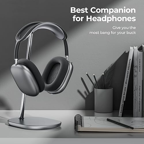Miniatura 4 de BENKS Soporte para auriculares para AirPods Max, Beats, Bose, Sony, Senheiser - Soporte para auriculares de escritorio, accesorios de juegos,