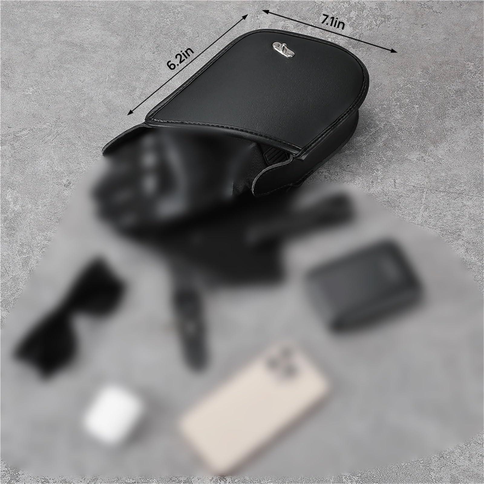 Sacoche Latérale De Moto en Cuir Rétro pour Sportster 883 1200 Softail Dyna, Sac De Rangement pour Outils De Moto