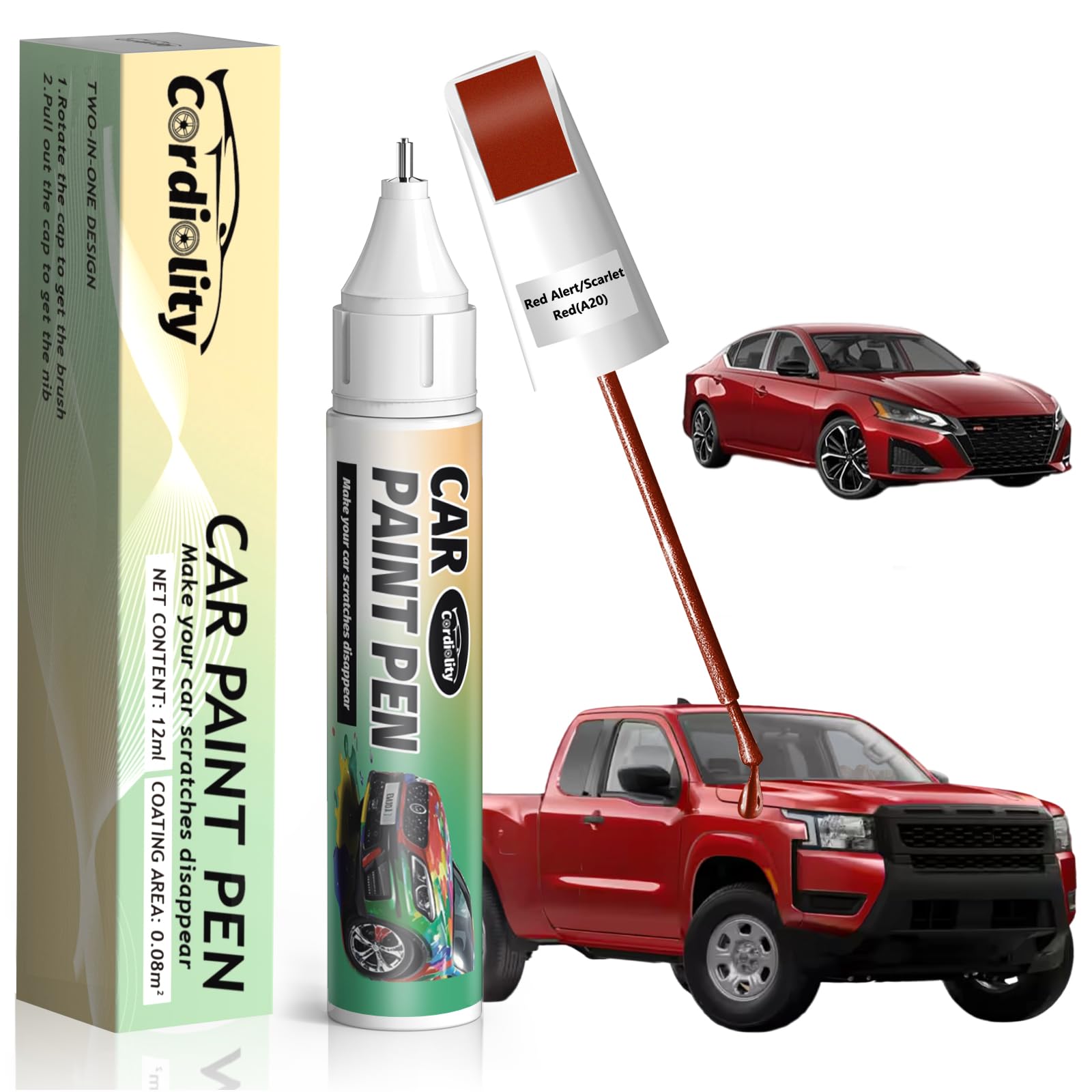 redcarpページ Amazon.com: A20 Red Alert/Scarlet Red Touch Up Paint for Nissan