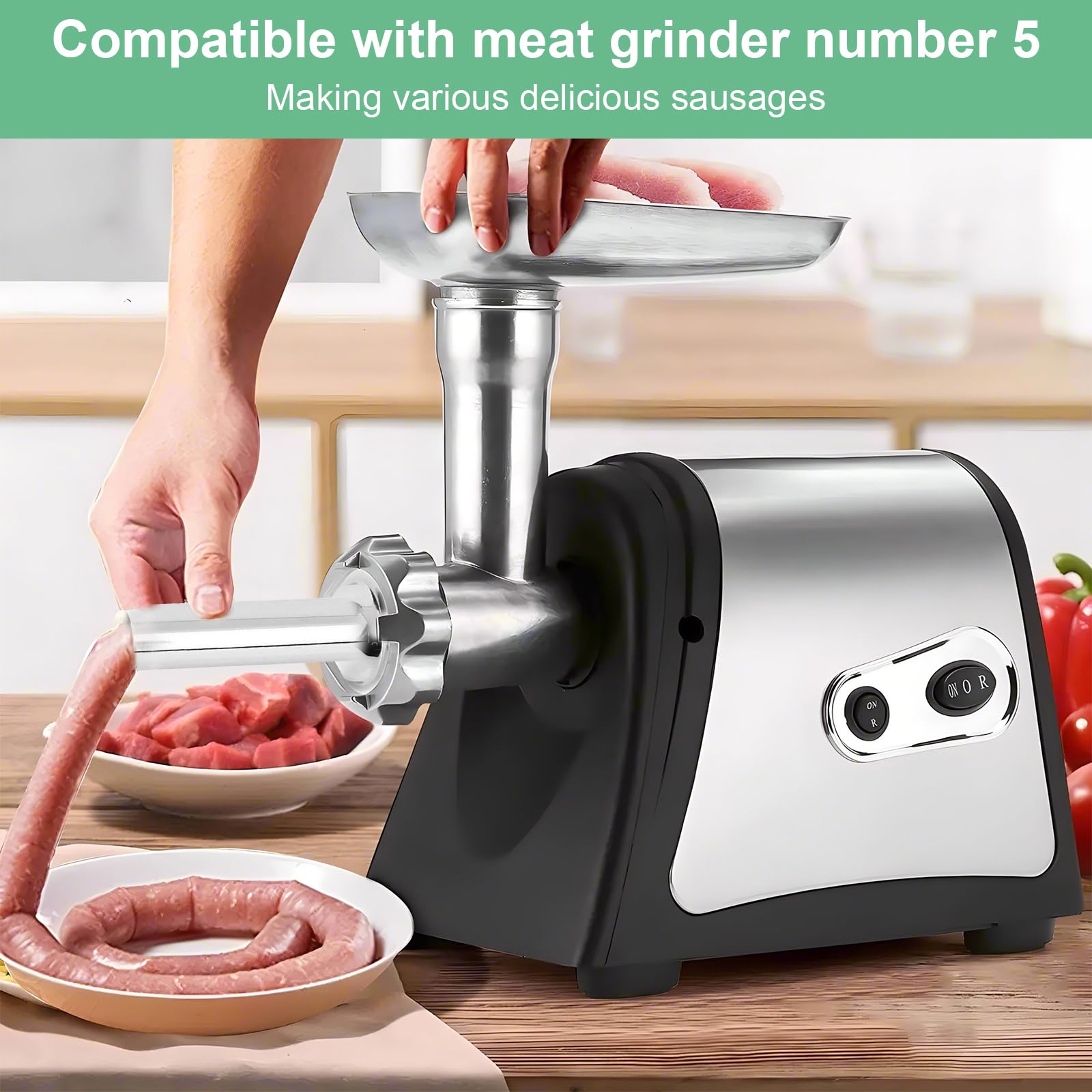1 ensemble de Tubes de viande de remplissage hacho... – Grandado