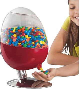 Iuseike Automatic Chocolate Dispenser, Candy & Nut Dispenser, Induction Touch, Auto-Out Party, Food Dispenser, Snack Dispenser, Candy & Nut Dispenser, Candy Dispenser, Gum Machine, For Kids Room Red Parallel Import