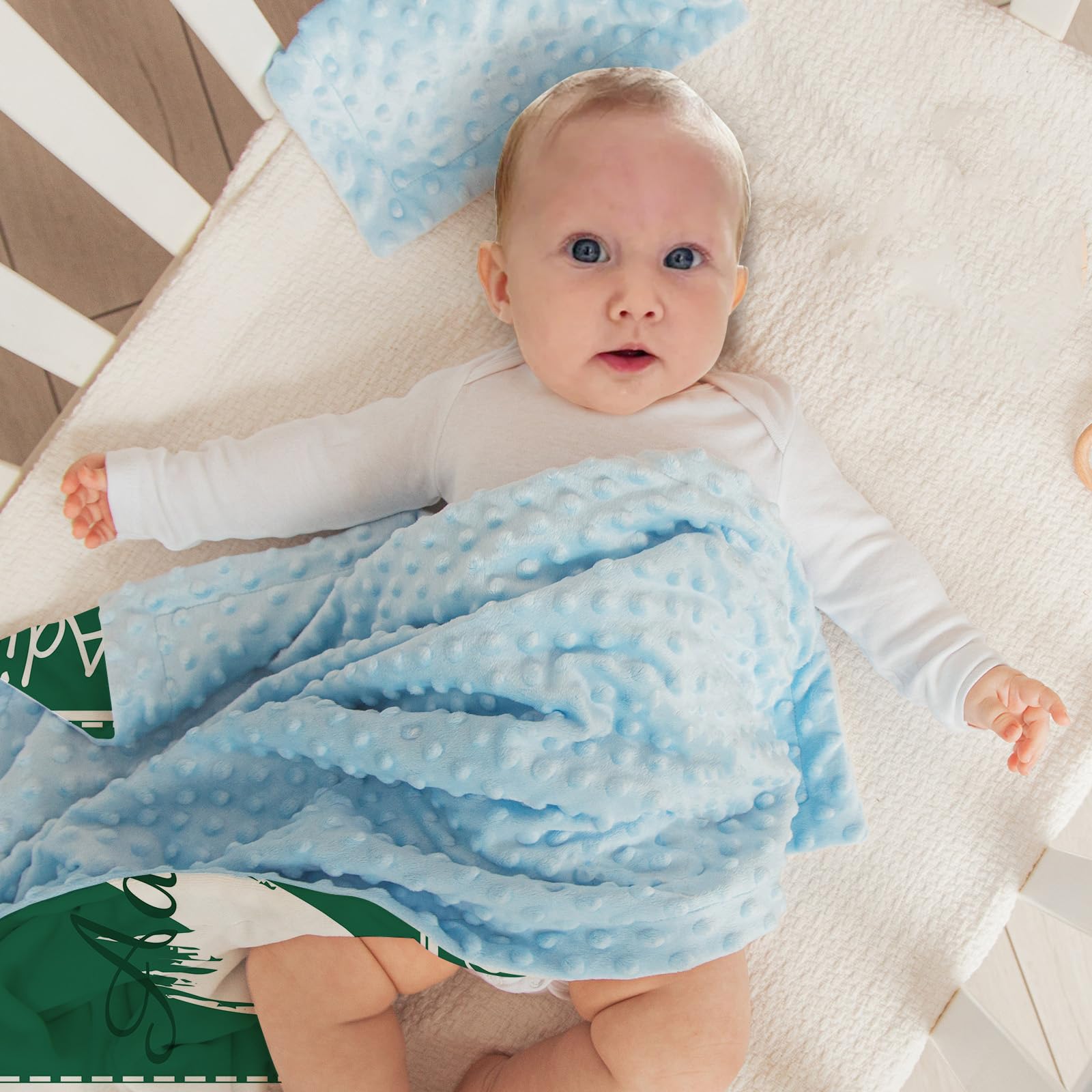 Personalized Baby Blanket With Name Ultra-Soft Custom Blanket