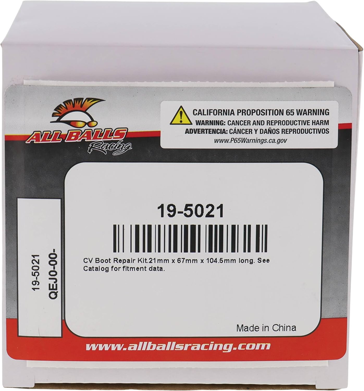 All Balls Racing 19-5021 CV Boot Kit Compatible with/Replacement For Polaris RZR 570 EFI 2012-2018