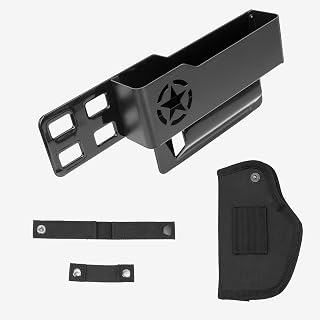 Car Seat Gap Filler Organizer with Molle Pistol Holster for Driver Side