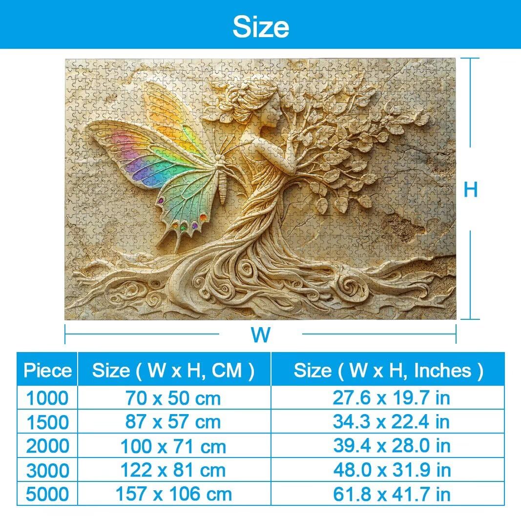 Puzzle dla dorosłych, 1000 sztuk, elfy dla dorosłych, prezent -3014
