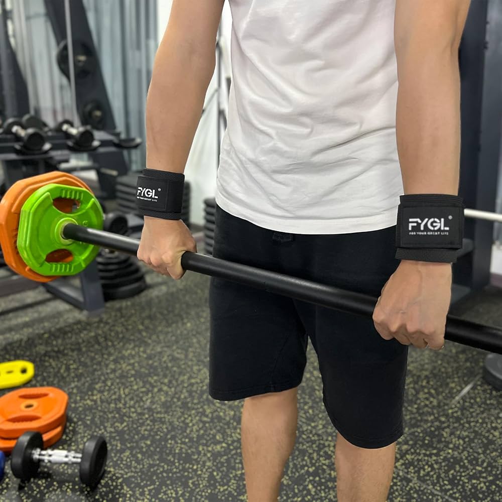 FYGLネオプレンパッド入り手首サポート付きリフティングストラップ Amazon.co.jp: FYGLネオプレンパッド入り手首サポート付き