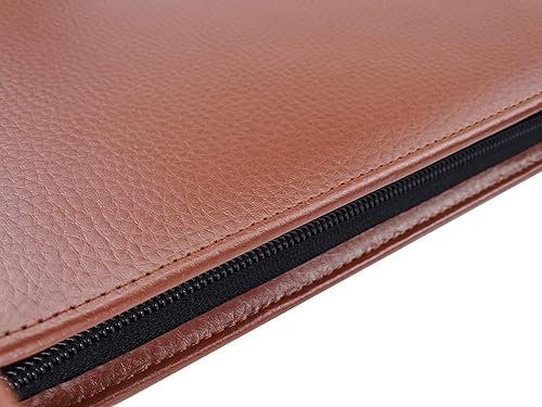 Miniatura 8 de Lanxivi Estuche de cuero para pluma estilográfica con 46 ranuras para bolígrafos de varios tamaños, bolsa de soporte para bolígrafo Rollerball