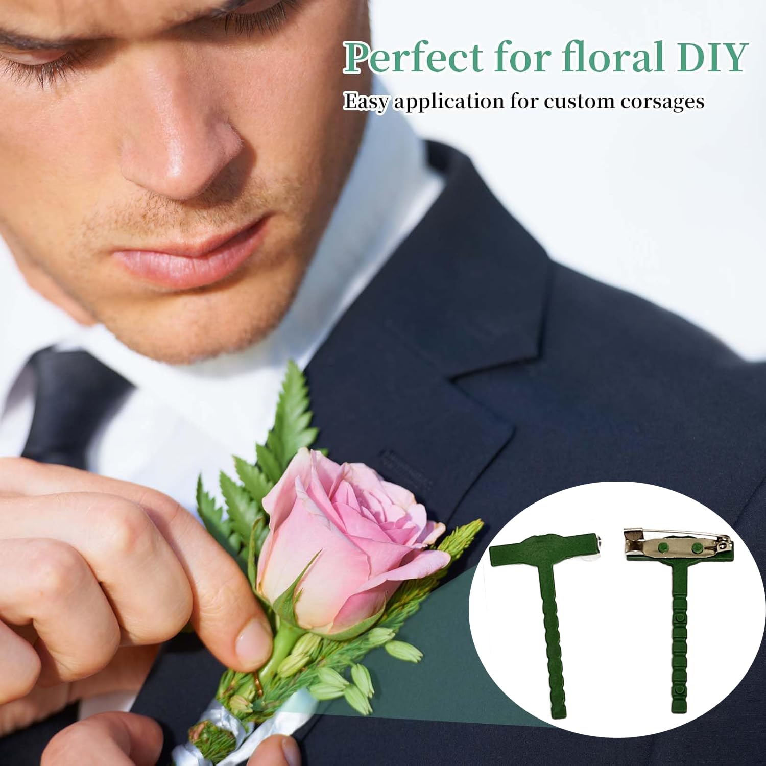 Alfileres Triangulares de Plástico en Forma de T, 100 Piezas para Bodas y Manualidades