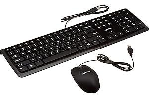 Essential computer keyboard and mouse set for daily use