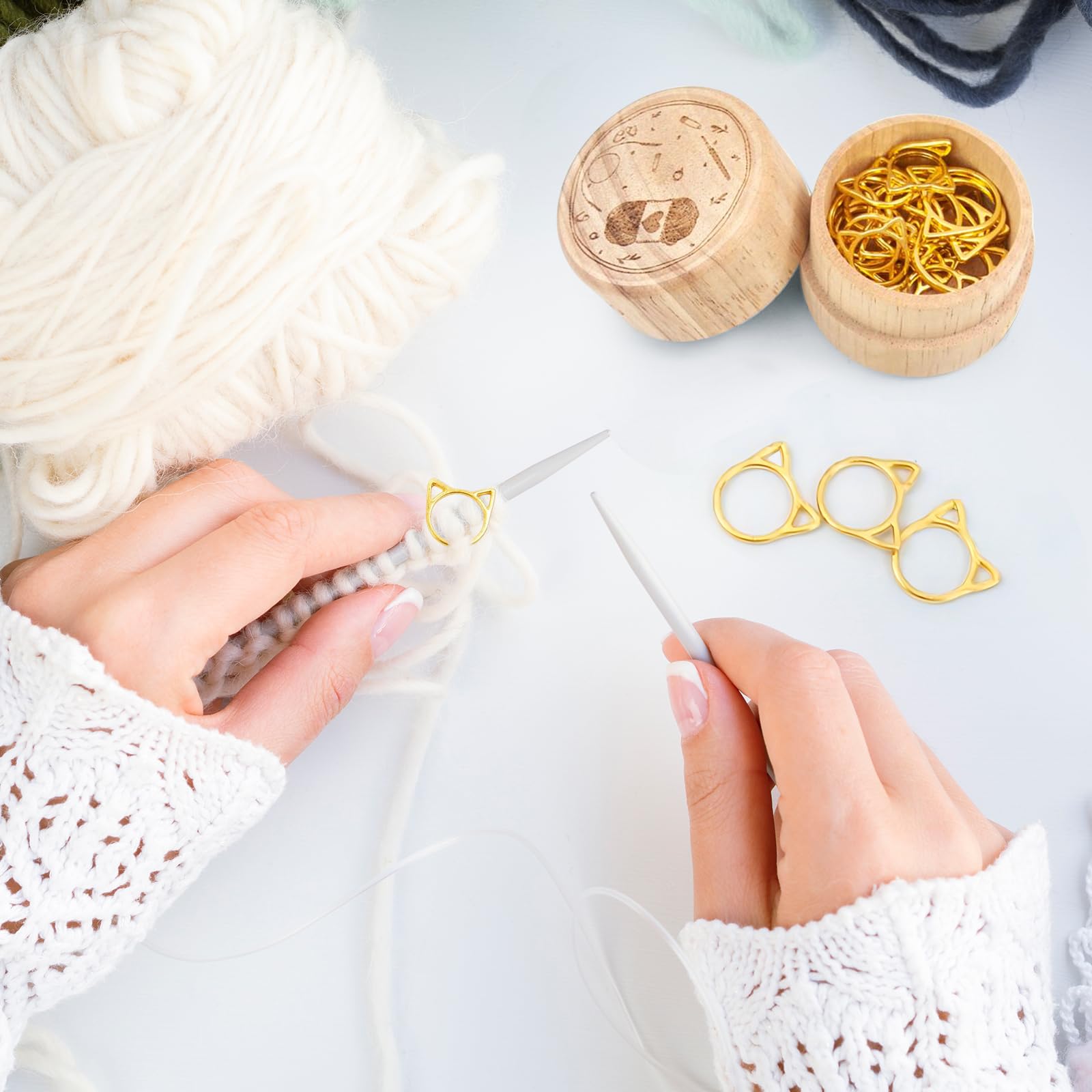 Marqueurs De Points En Métal Marqueurs De Crochet De Forme