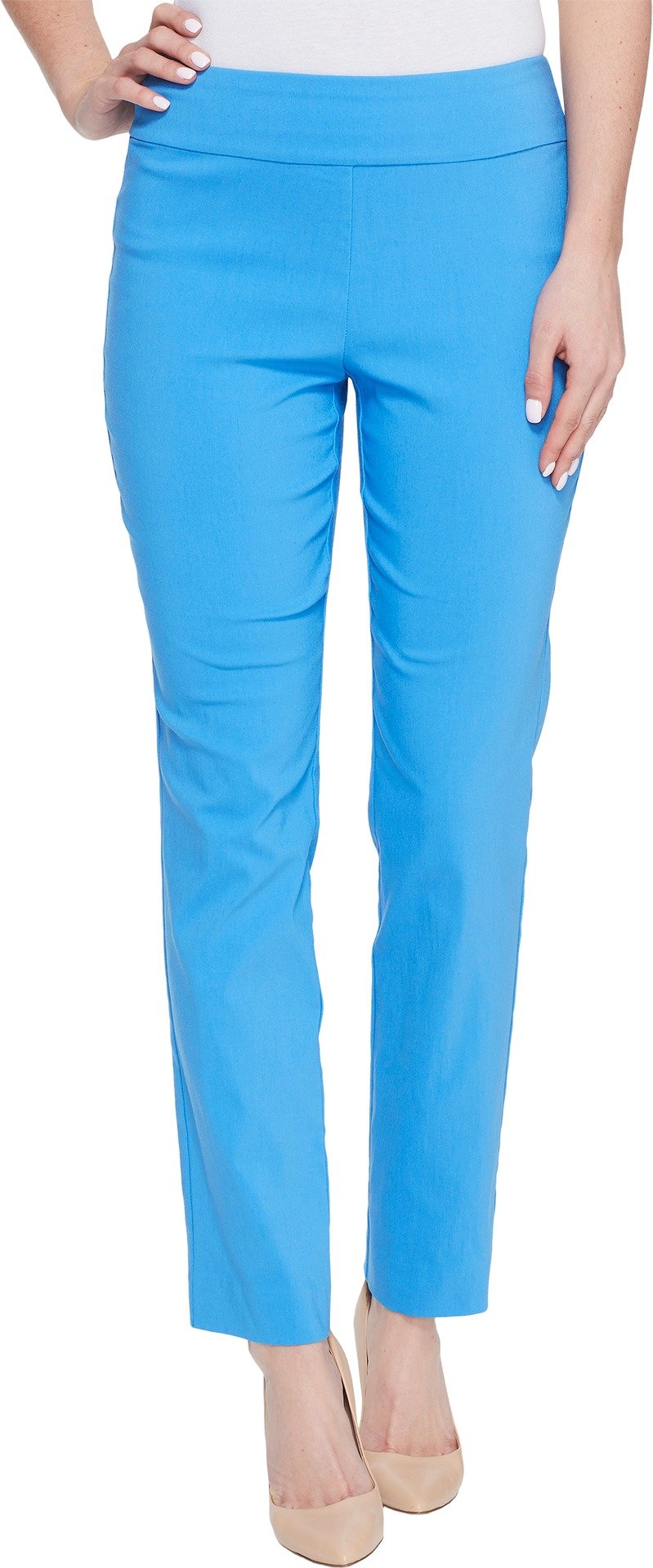 Krazy Larry Pull-On Ankle Pants Blue 14 28